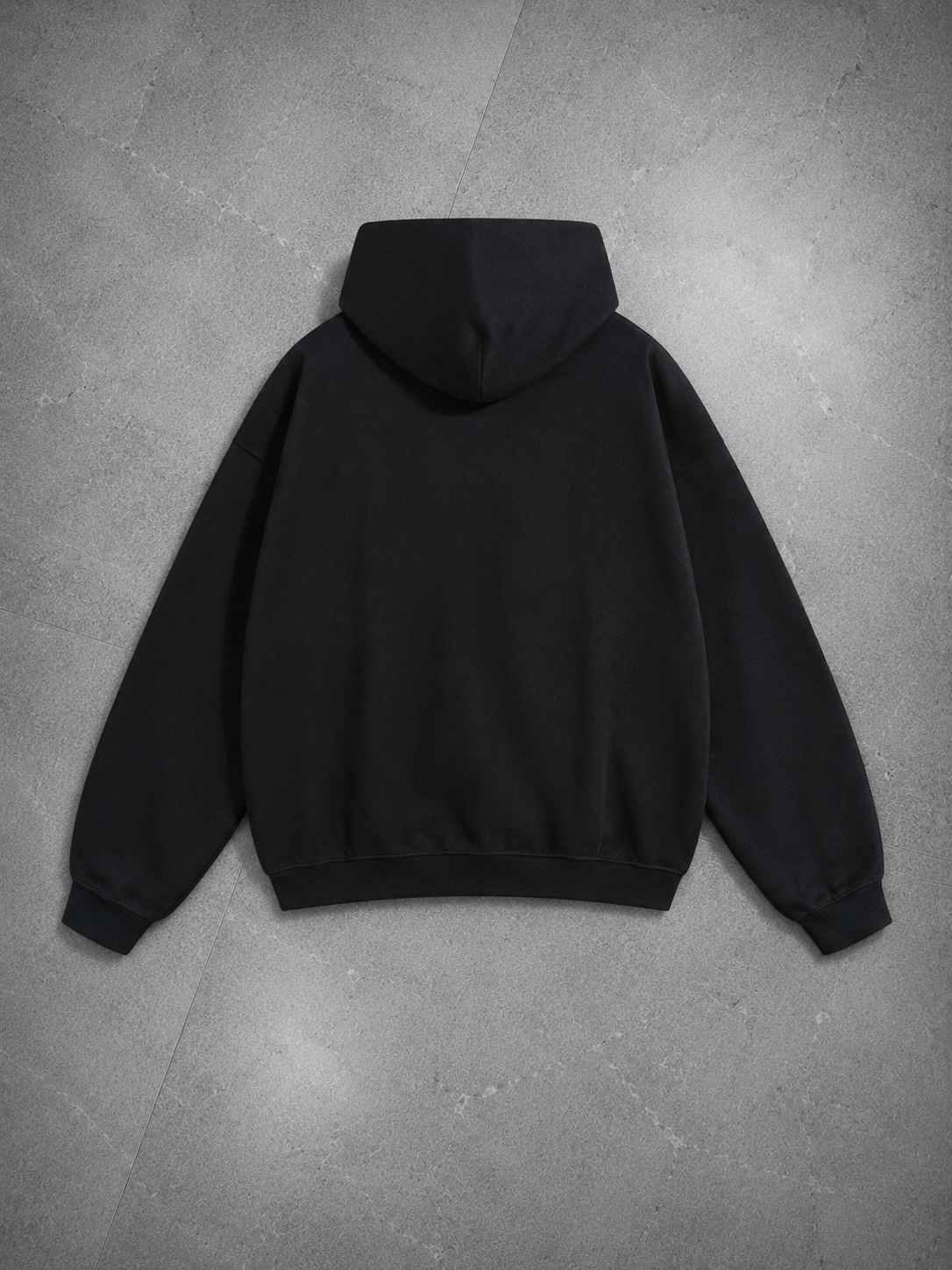 Essential Heavyweight Hoodie — Black