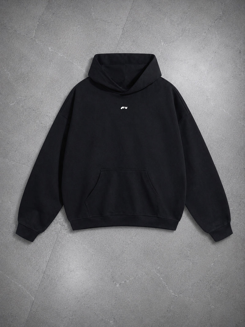 Essential Heavyweight Hoodie — Black