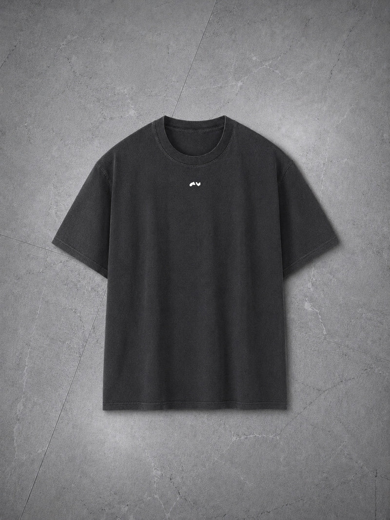 Washed Heavy Tee — Black